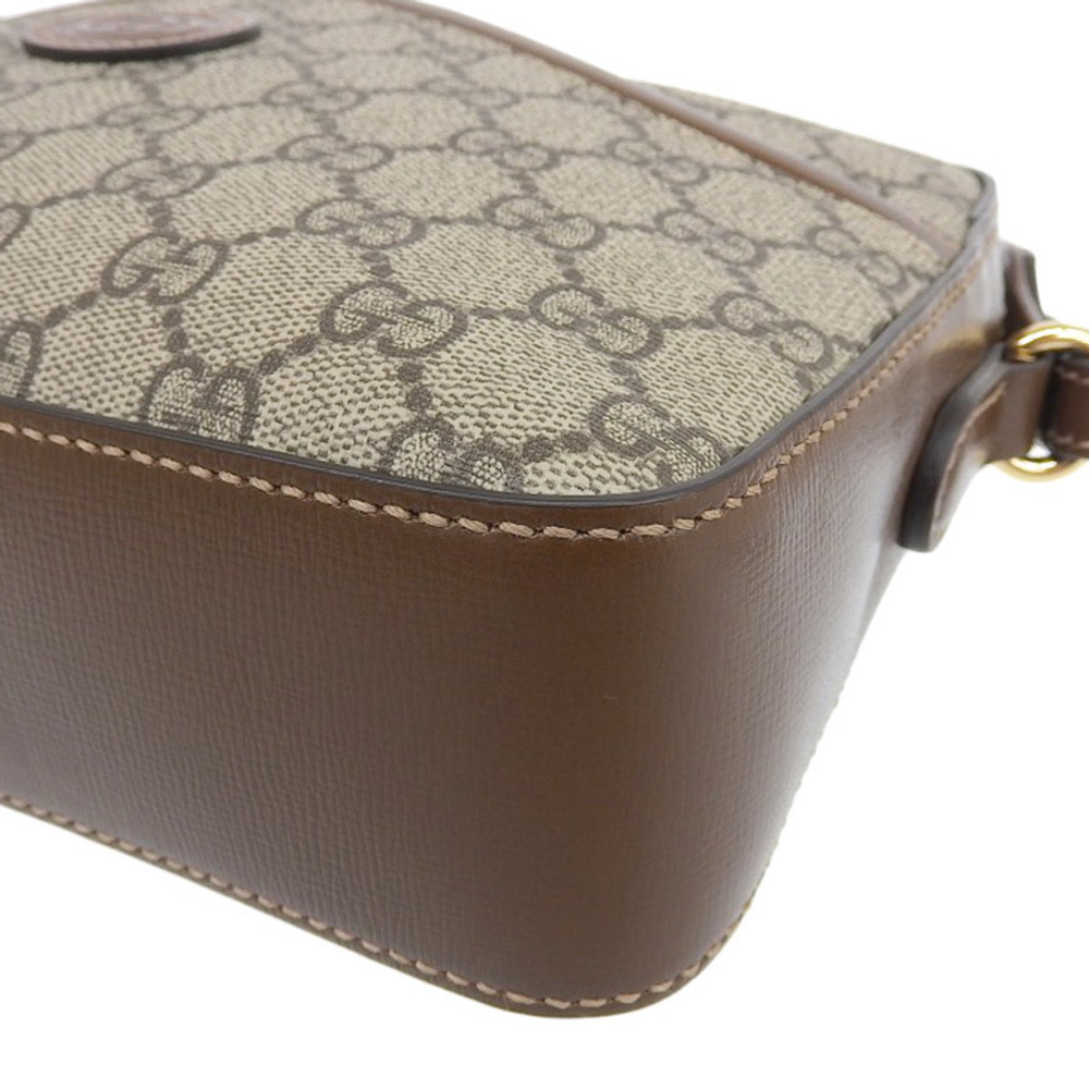 Gucci Shoulder Leather Brown Interlocking Bag - image 3